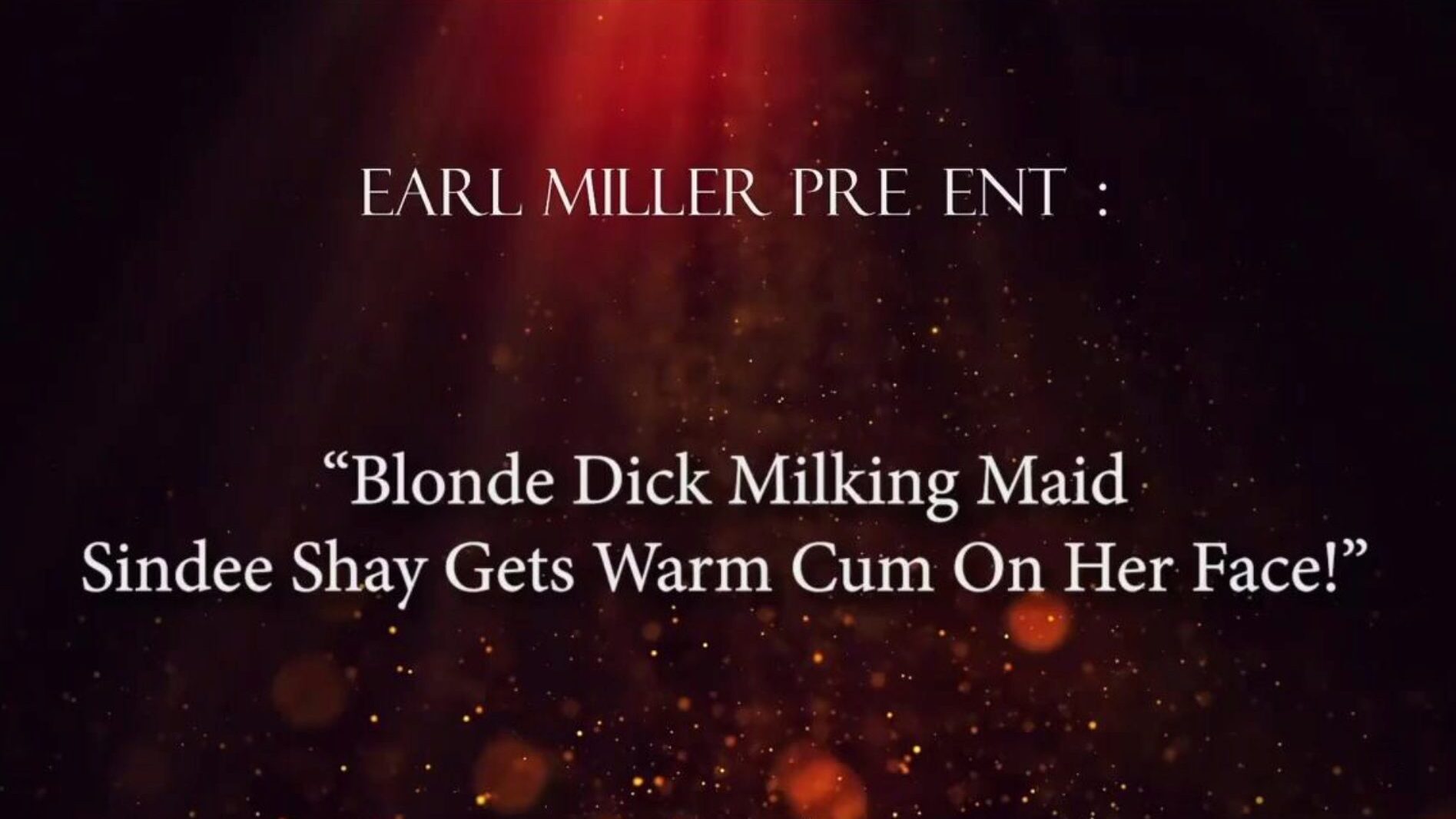 Blonde Dick Milking Maid Sindee Shay Gets Warm Cum On Her Face!