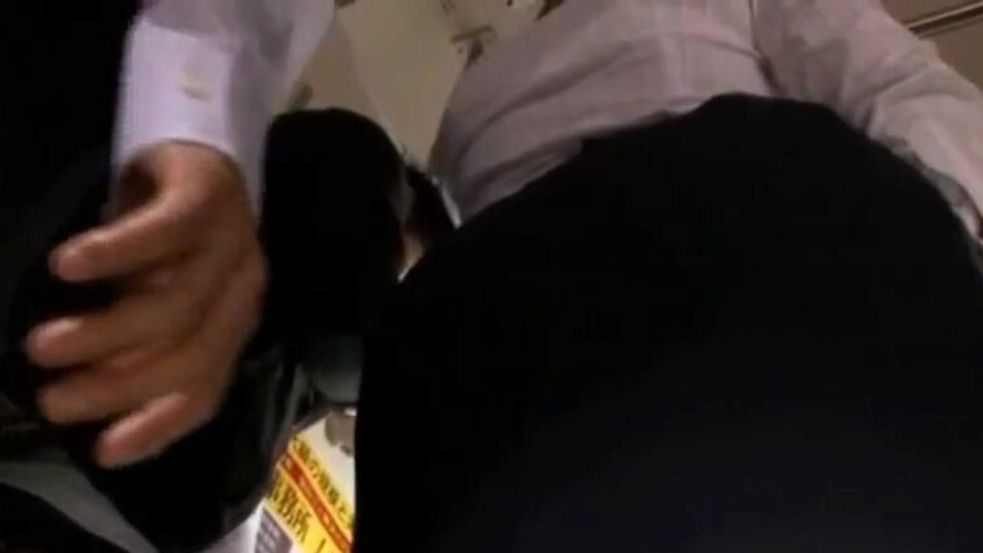 Mother I'd Like To Fuck Wife acquires caressed and banged on the way to work on Teach